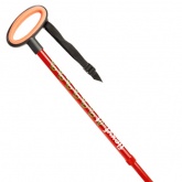 Flexyfoot Oval Telescopic Handle Walking Stick - Red